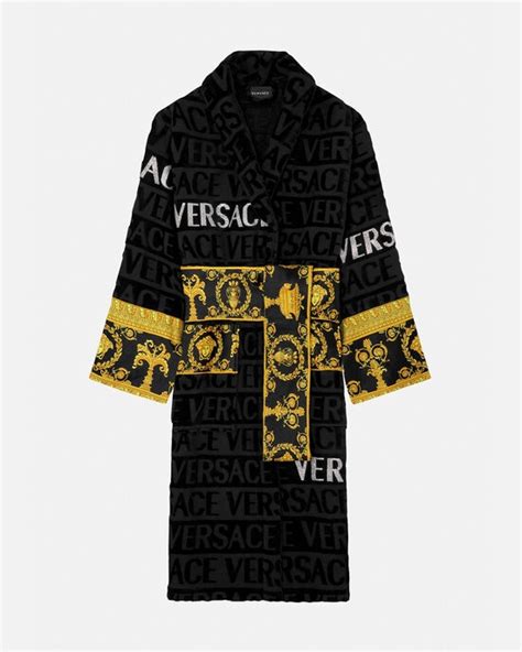 versace badhandoek|Unisex Bathrobes .